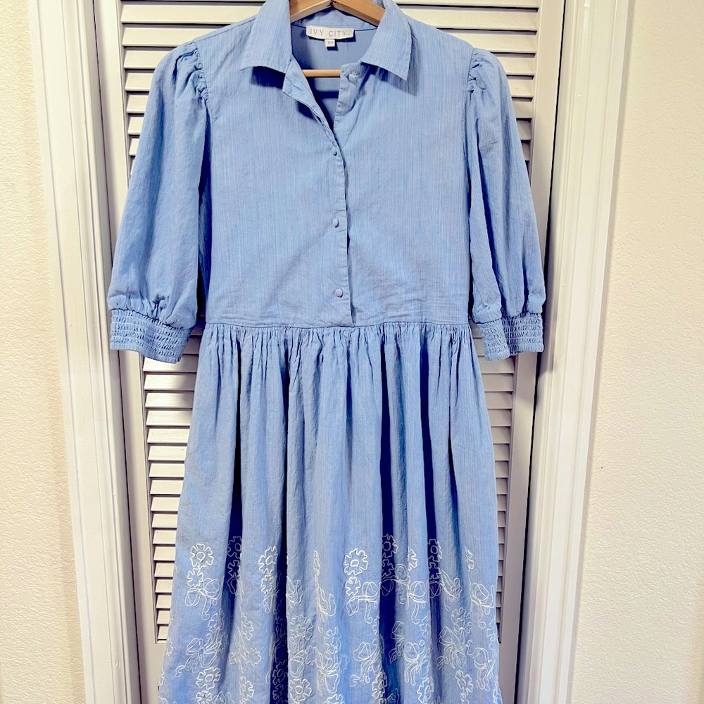 Beautiful Ivy City Co. 100% cotton dress lined - XS - Picture 1 of 7